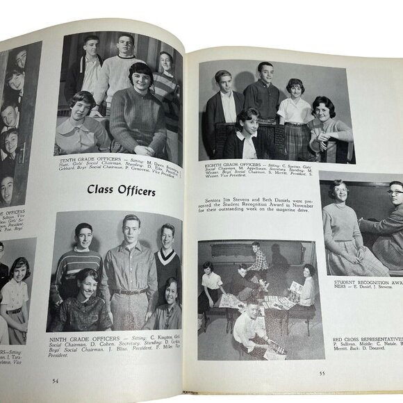 Monroe High School 1961 Yearbook Rochester New York Monrolog Hardcover u - Picture 5 of 10